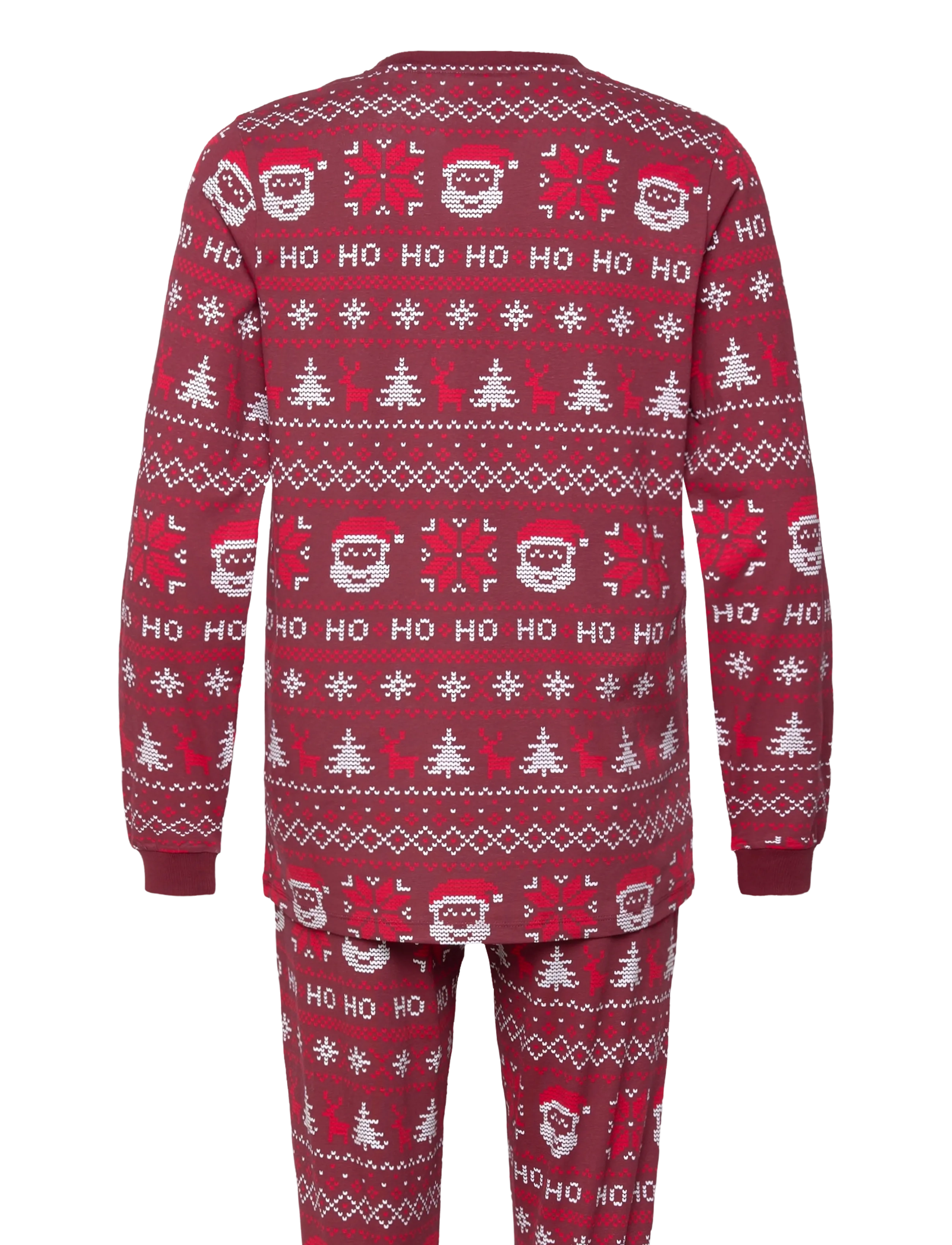 Happy Seasons - Ho ho ho julepyjamas - pyjama sets - pomegranate - 1