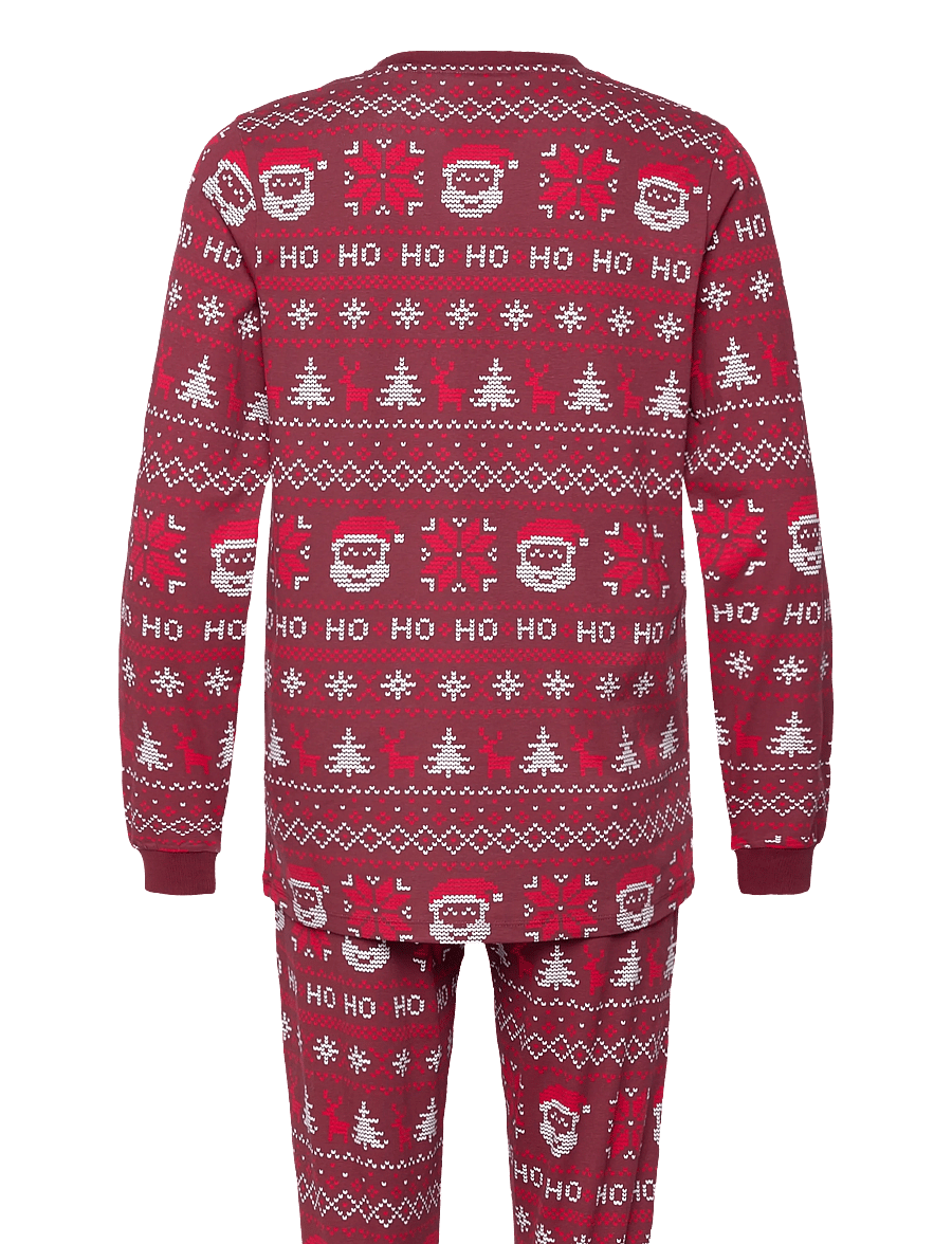 Happy Seasons - Ho ho ho julepyjamas - ensembles de pyjama - pomegranate - 1