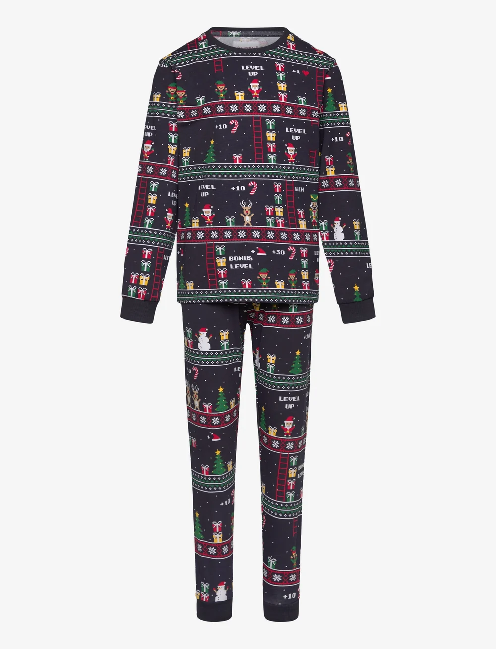 Christmas Sweats - Vintage gaming pyjamas kids - pyjamasset - navy - 0