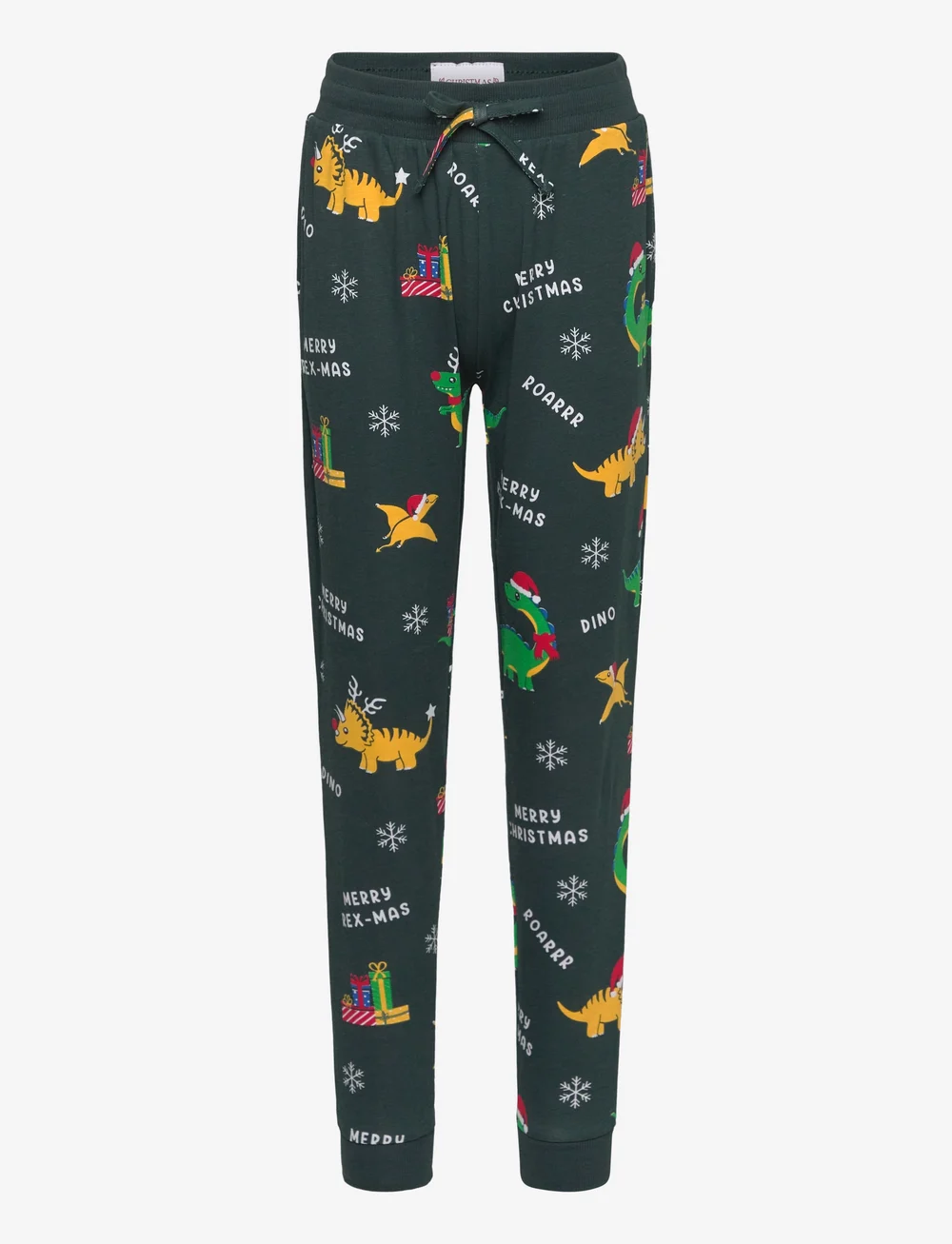 Christmas Sweats - Dino Christmas pyjamas kids - komplektid - green - 2