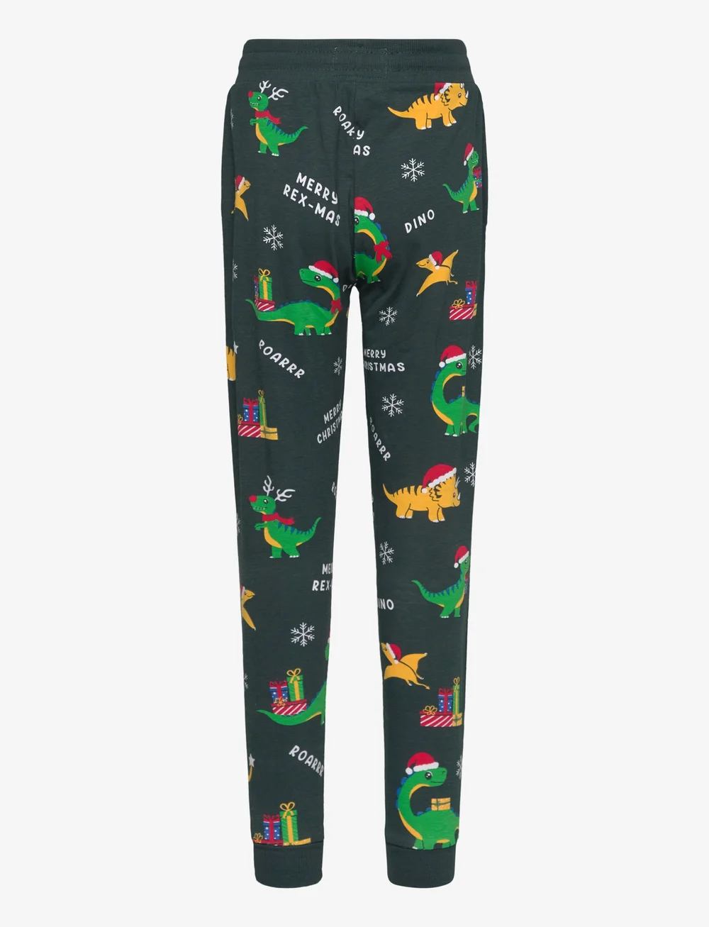 Christmas Sweats - Dino Christmas pyjamas kids - komplektid - green - 3