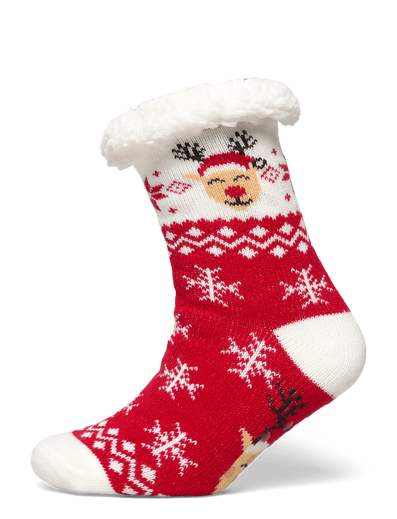 Happy Seasons - Rensdyrets favorit julesokker - vanliga strumpor - red - 0