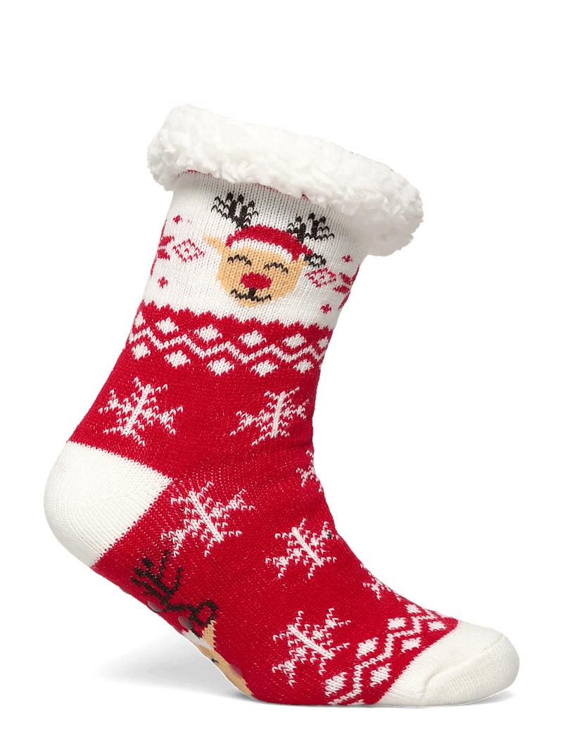 Happy Seasons - Rensdyrets favorit julesokker - vanliga strumpor - red - 1