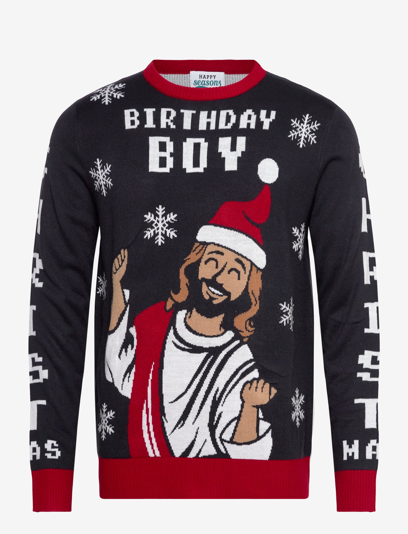 Happy Seasons - The Birthday Boy  Christmas Sweater - Ümmarguse kaelusega kudumid - baritone blue - 0