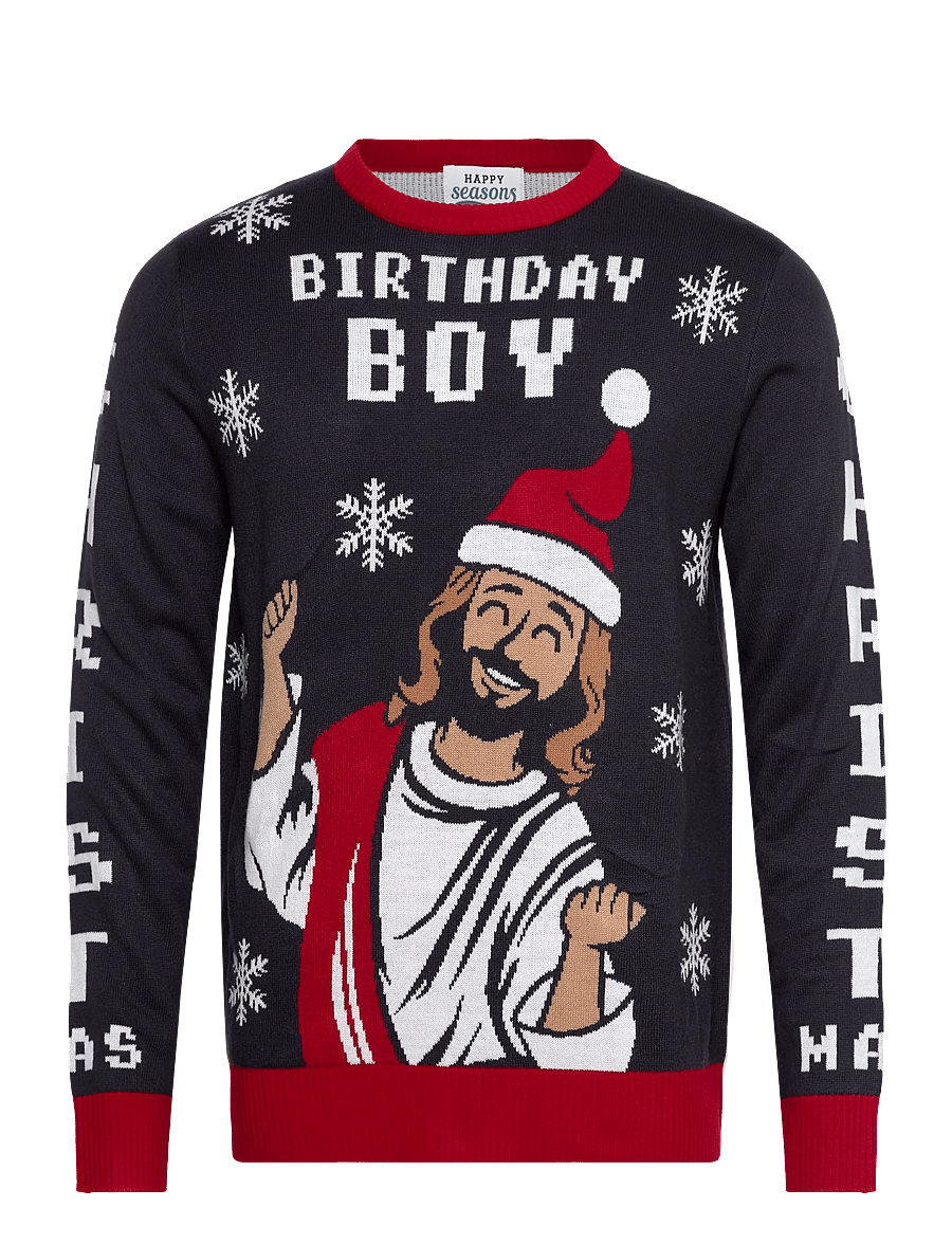 Happy Seasons - The birthday boy sweater - rundhalsad - navy - 0