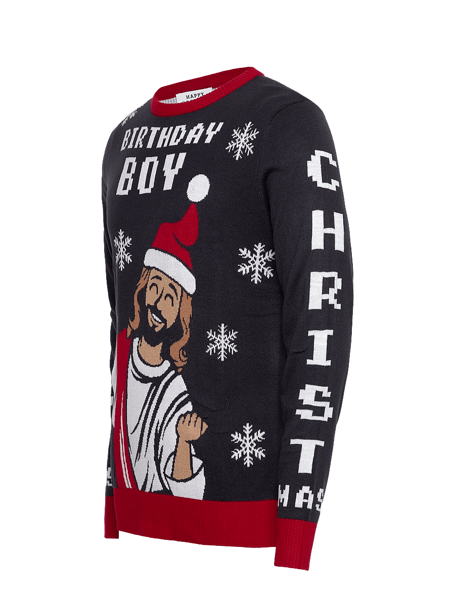 Happy Seasons - The birthday boy sweater - rundhalsad - navy - 2