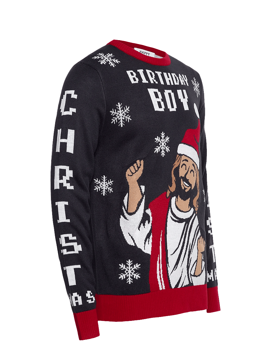 Happy Seasons - The birthday boy sweater - rundhalsad - navy - 3
