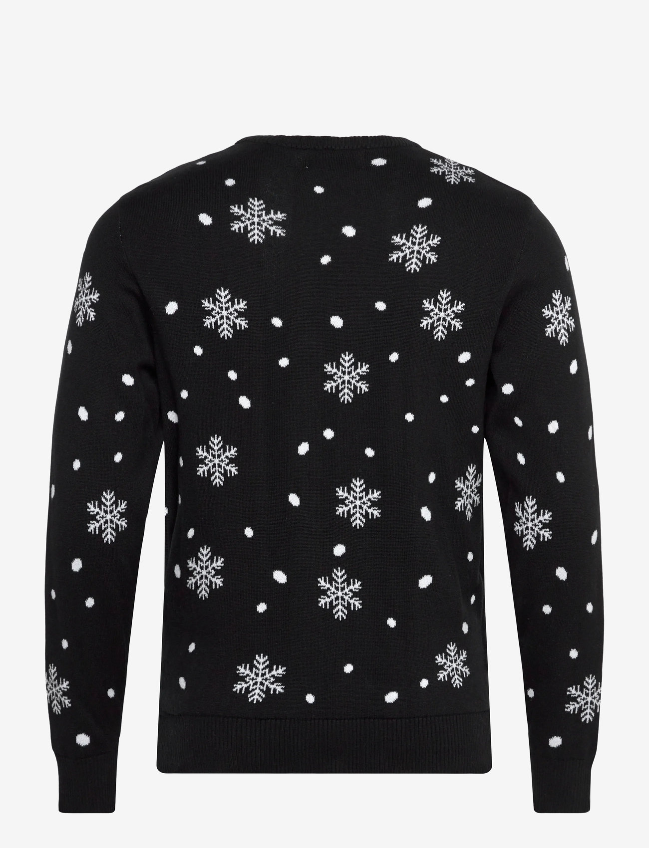 Happy Seasons - Imposter christmas sweater - rund hals - black beauty - 1