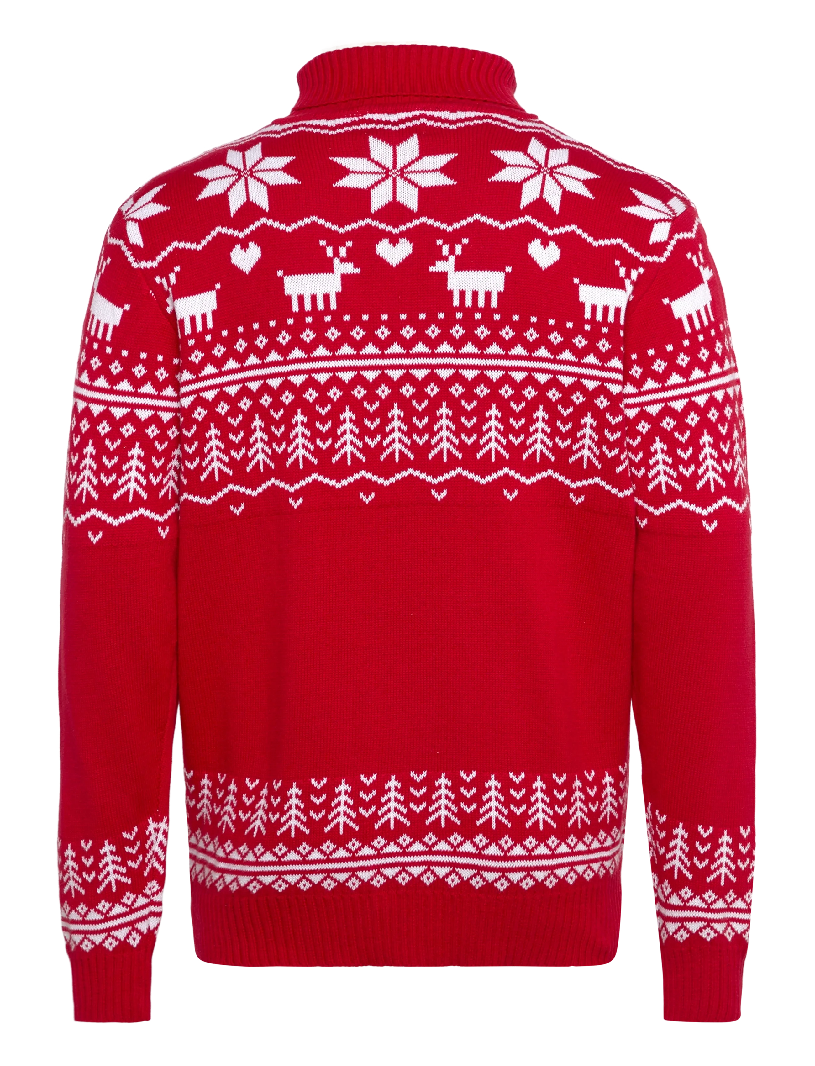 Happy Seasons - The greenlandish Christmas sweater - laveste priser - tango red - 1