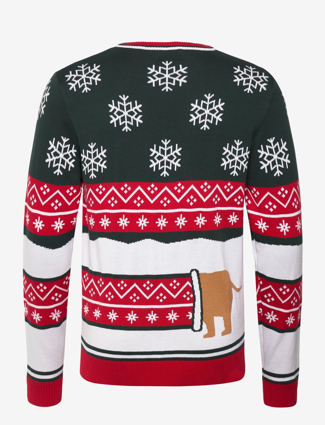 Happy Seasons - The Sausage Dog Christmas Sweater - rundhals - ponderosa pine - 1