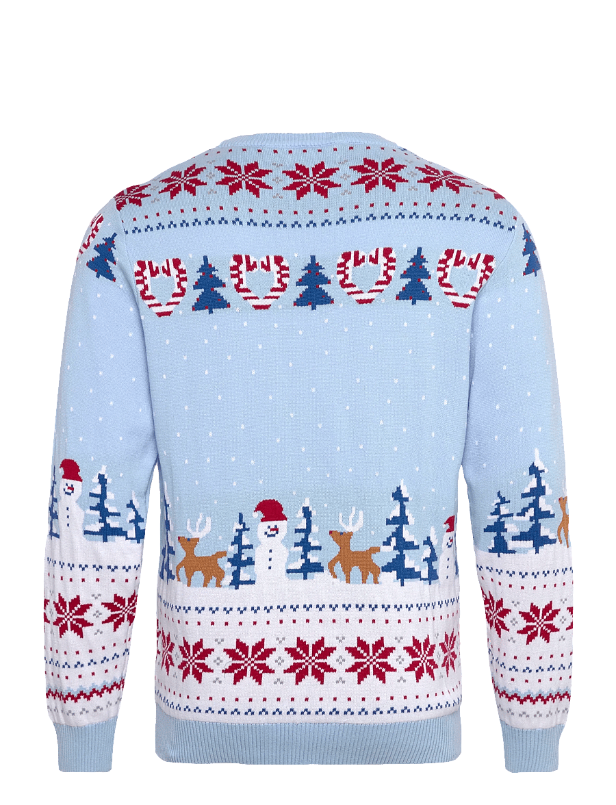 Happy Seasons - Christmas Wonderland Christmas Sweater - blue - 1