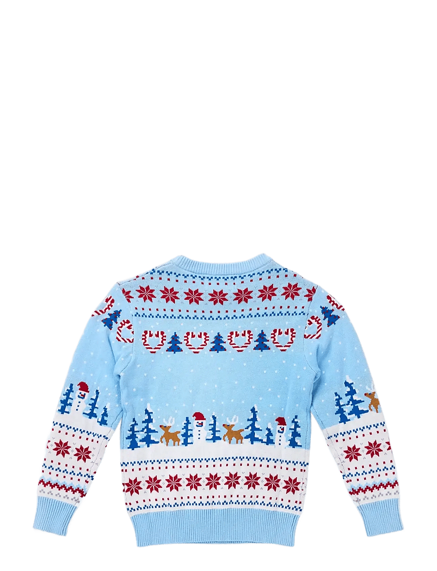 Happy Seasons - Christmas Wonderland Christmas Sweater - jõulukampsunid - blue - 3