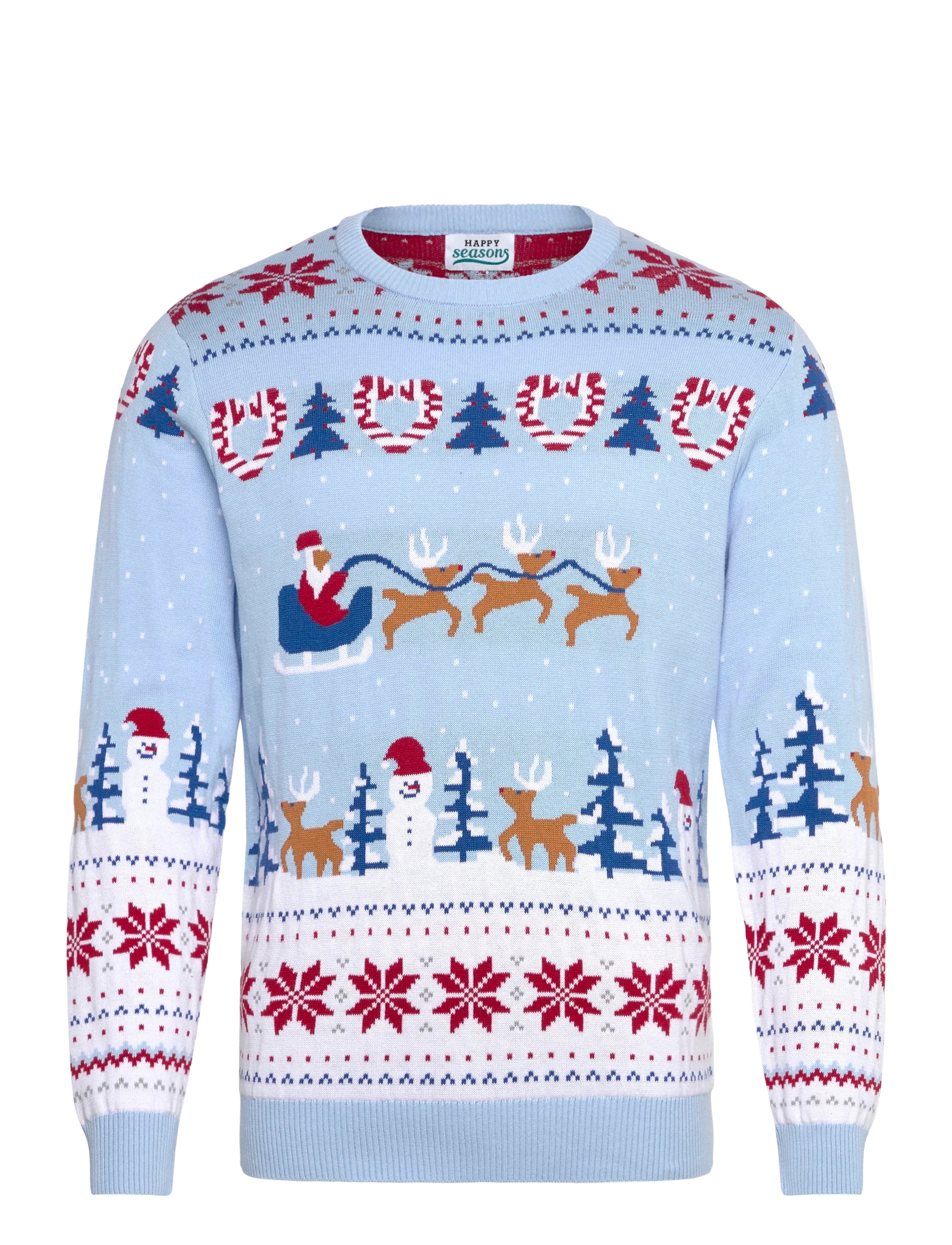 Happy Seasons Christmas Wonderland Christmas Sweater - Christmas Sweats - BLUE BELL / blue