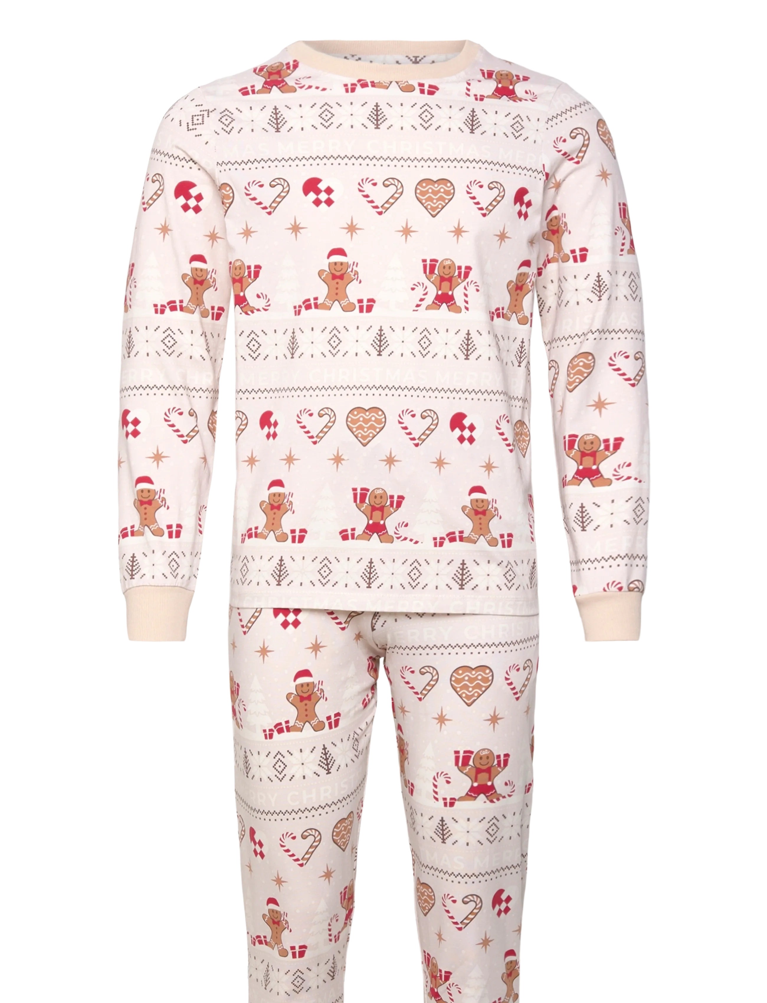Happy Seasons Christmas cookie pyjamas beige - Christmas Sweats - PARCHMENT / cream