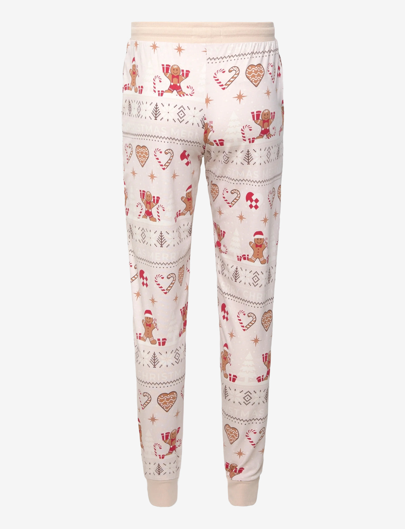 Happy Seasons - Christmas cookie pyjamas beige - nattøj sæt - parchment - 3