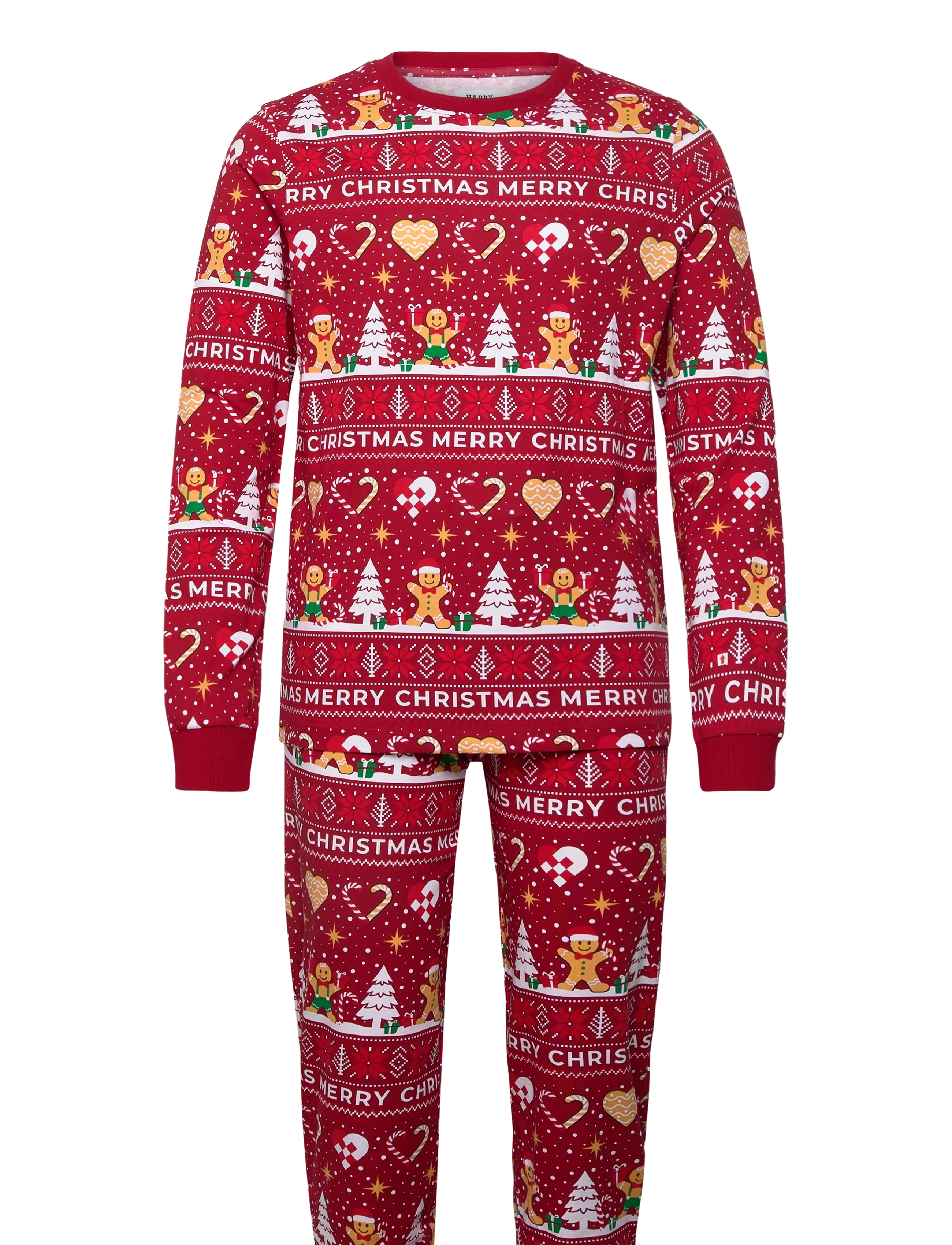 Happy Seasons Christmas Cookie Pyjamas Red - Pyjama sets - RED / red