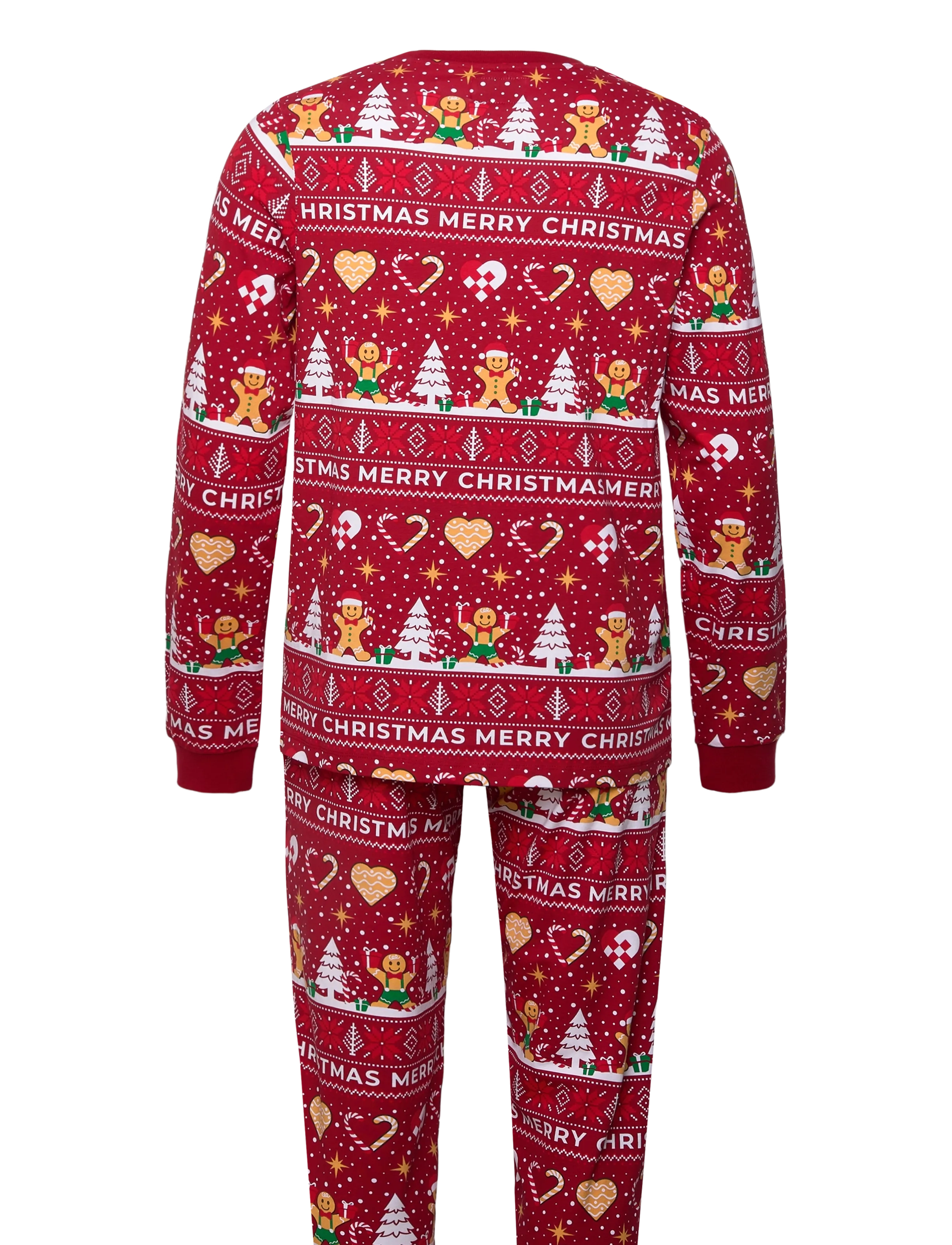 Happy Seasons - Christmas Cookie Pyjamas Red - nightwear - red - 1