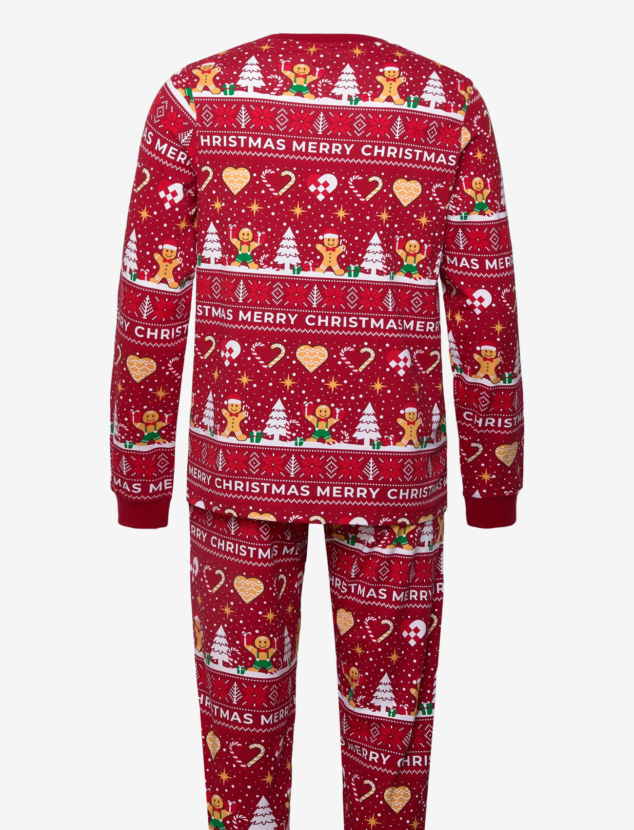 Happy Seasons - Christmas Cookie Pyjamas Red - julesweaters - tango red - 1