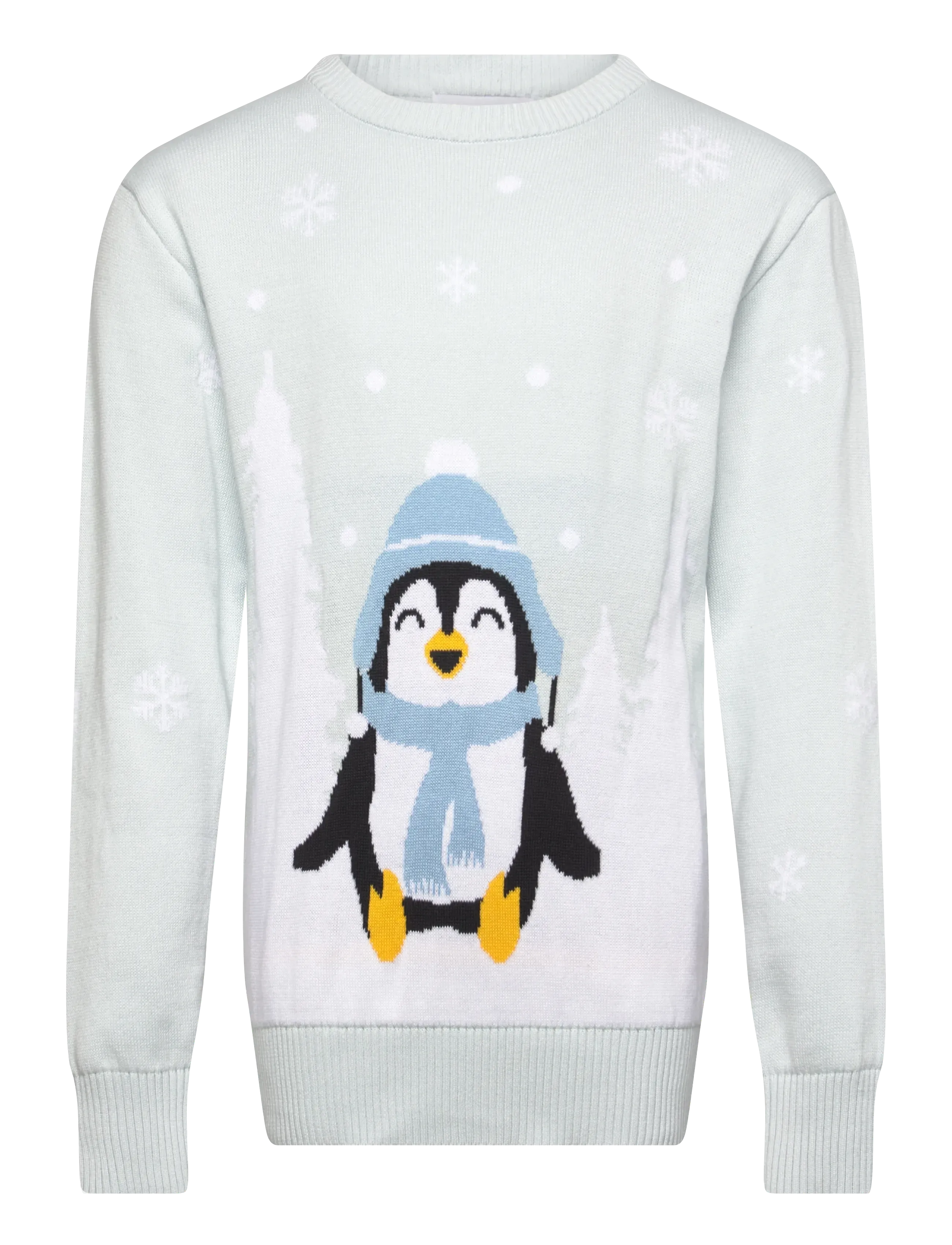 HAPPY SEASONS The Cute Pinguin Pullover Blau - 11-12ÅR - Kinder
