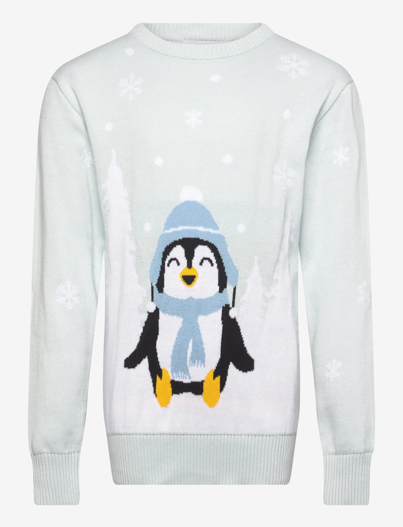 Happy Seasons - The Cute Pinguin sweater - trøjer - ice melt - 0