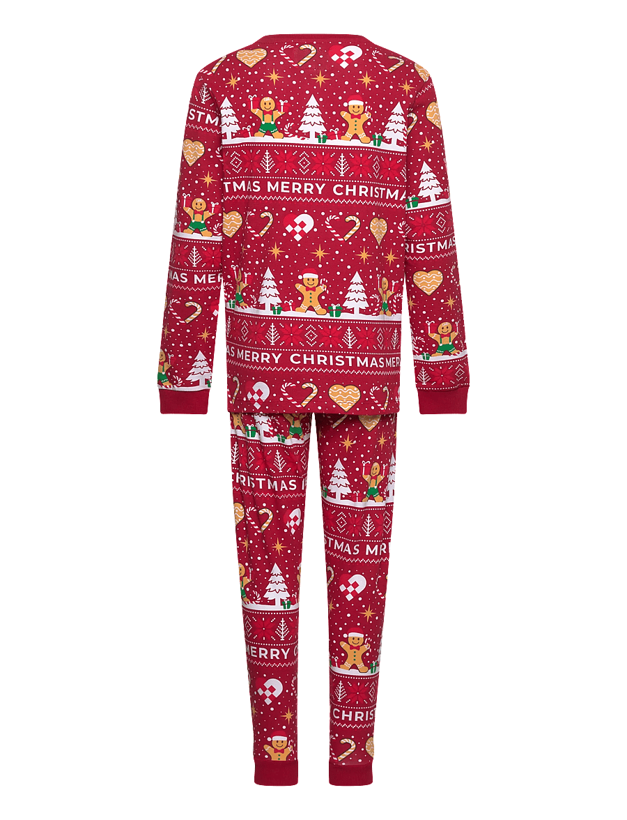 Happy Seasons - Christmas cookie pyjamas red - kids - pyjama-sets - tango red - 2