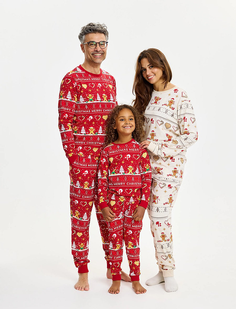 Happy Seasons - Christmas cookie pyjamas red - kids - pyjama-sets - tango red - 0
