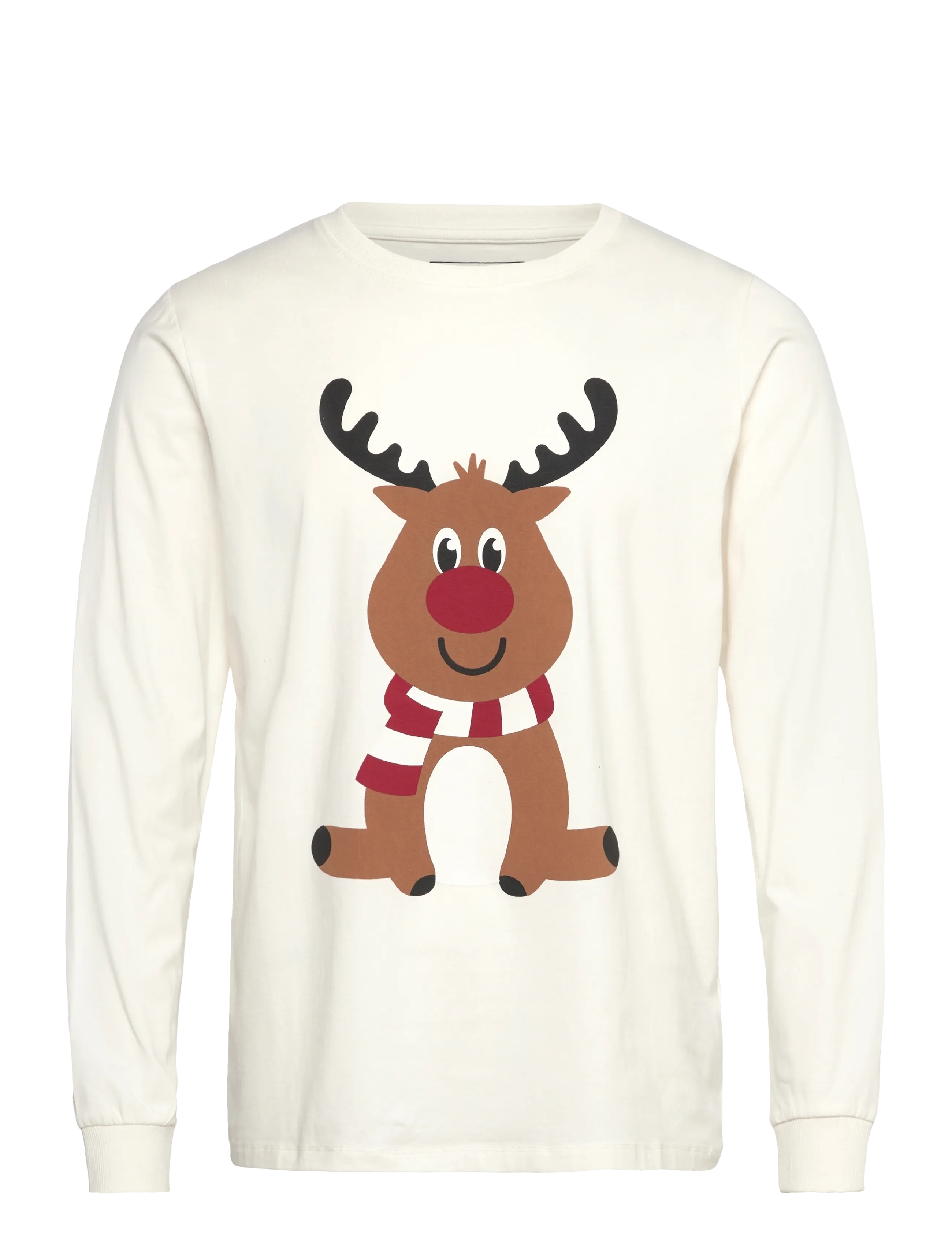 HAPPY SEASONS The Reindeer Pyjamas Oberteil Cream - XS - Herren