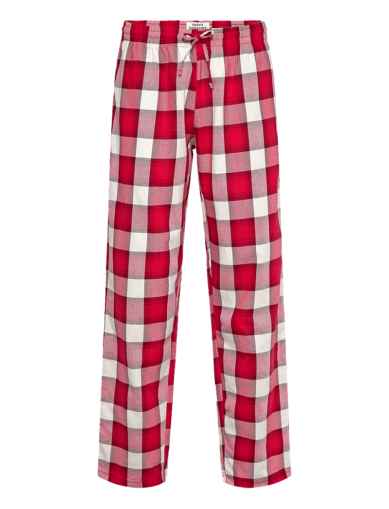 Happy Seasons - The flannel Christmas pants - jõulukampsunid - red - 0