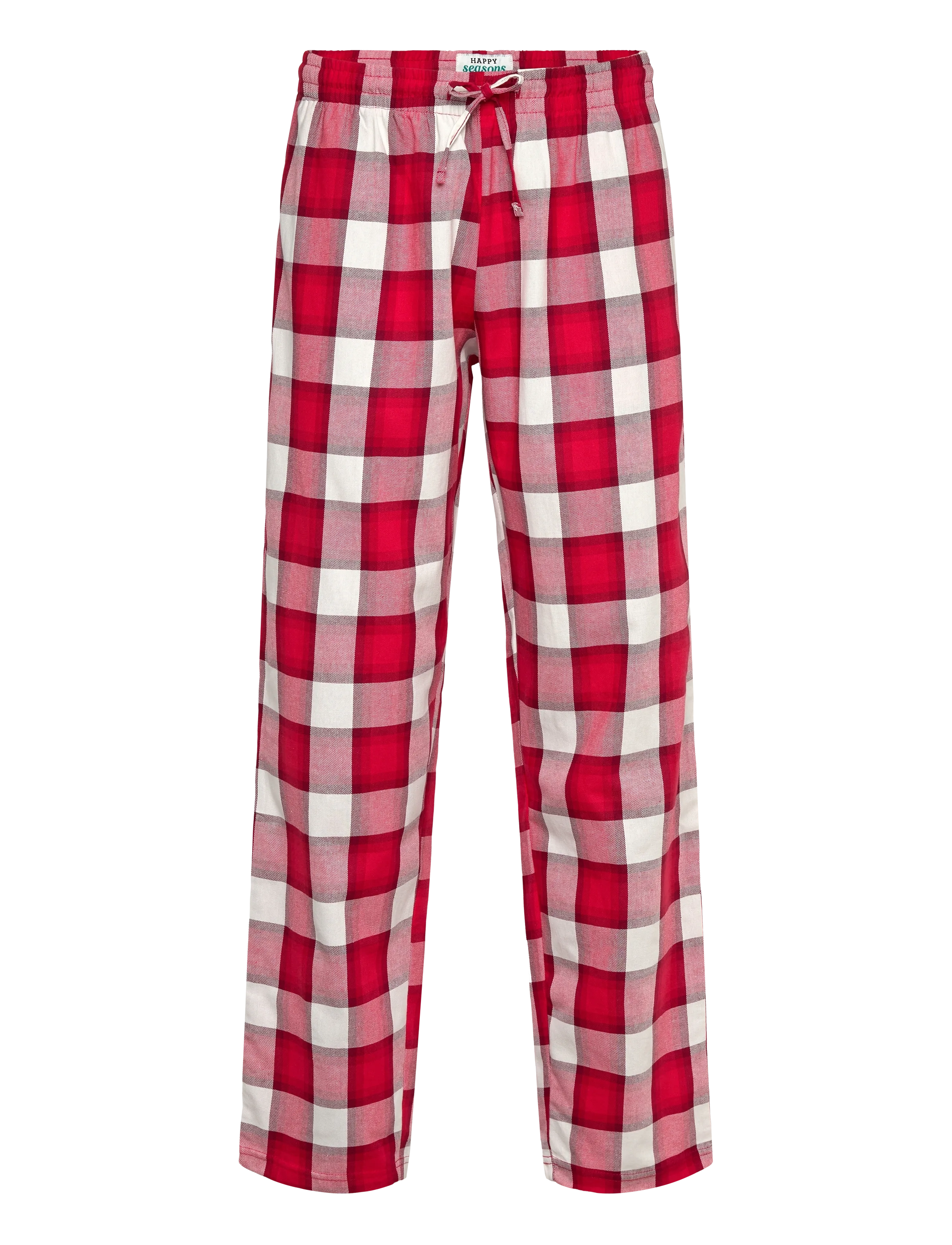 Happy Seasons The flannel Christmas pants - Christmas Sweats - RED / red