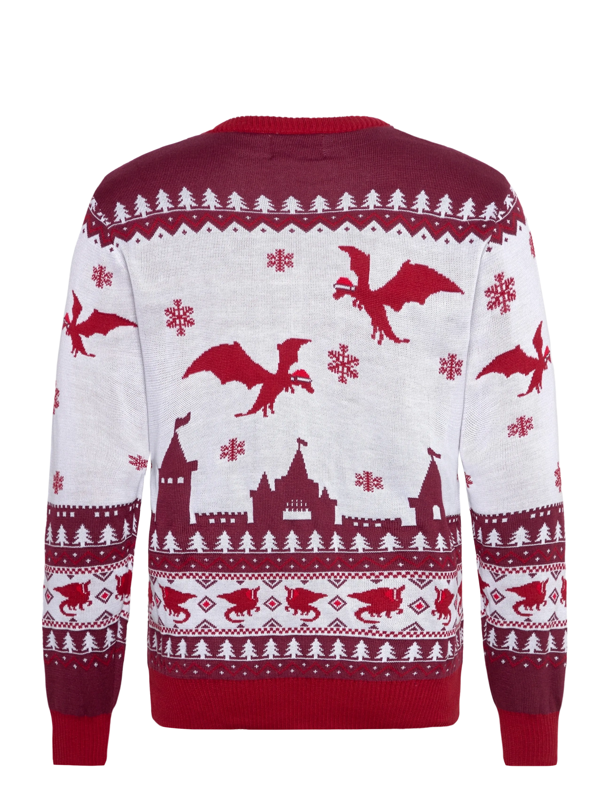 Happy Seasons - The Christmas is coming sweater - rund hals - red - 1