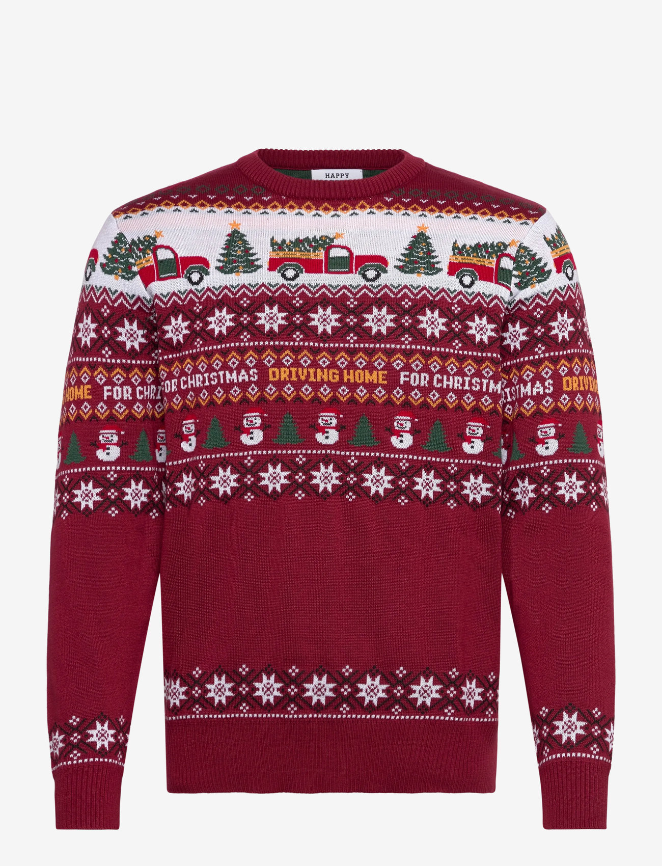 Happy Seasons - Driving home for Christmas - rundhalsad - biking red - 0