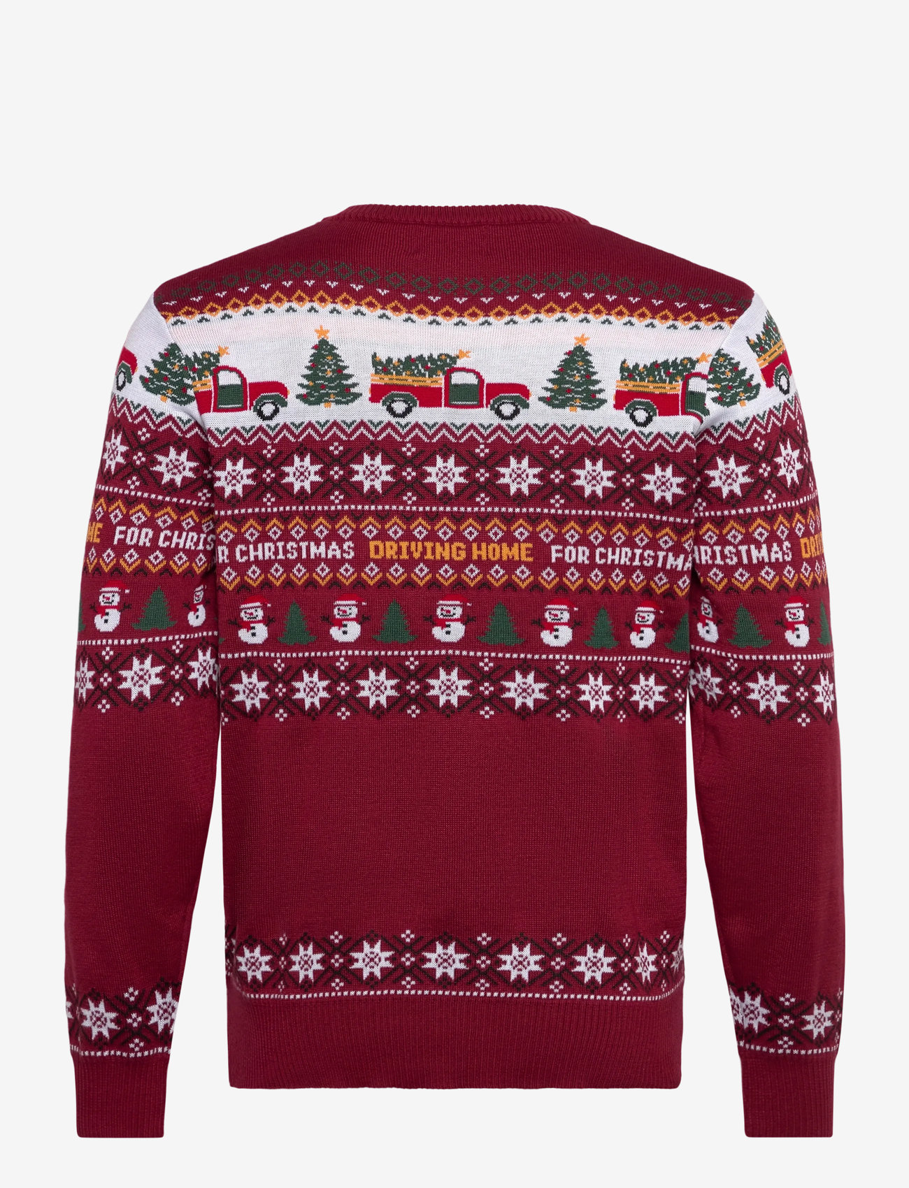 Happy Seasons - Driving home for Christmas - rundhalsad - biking red - 1