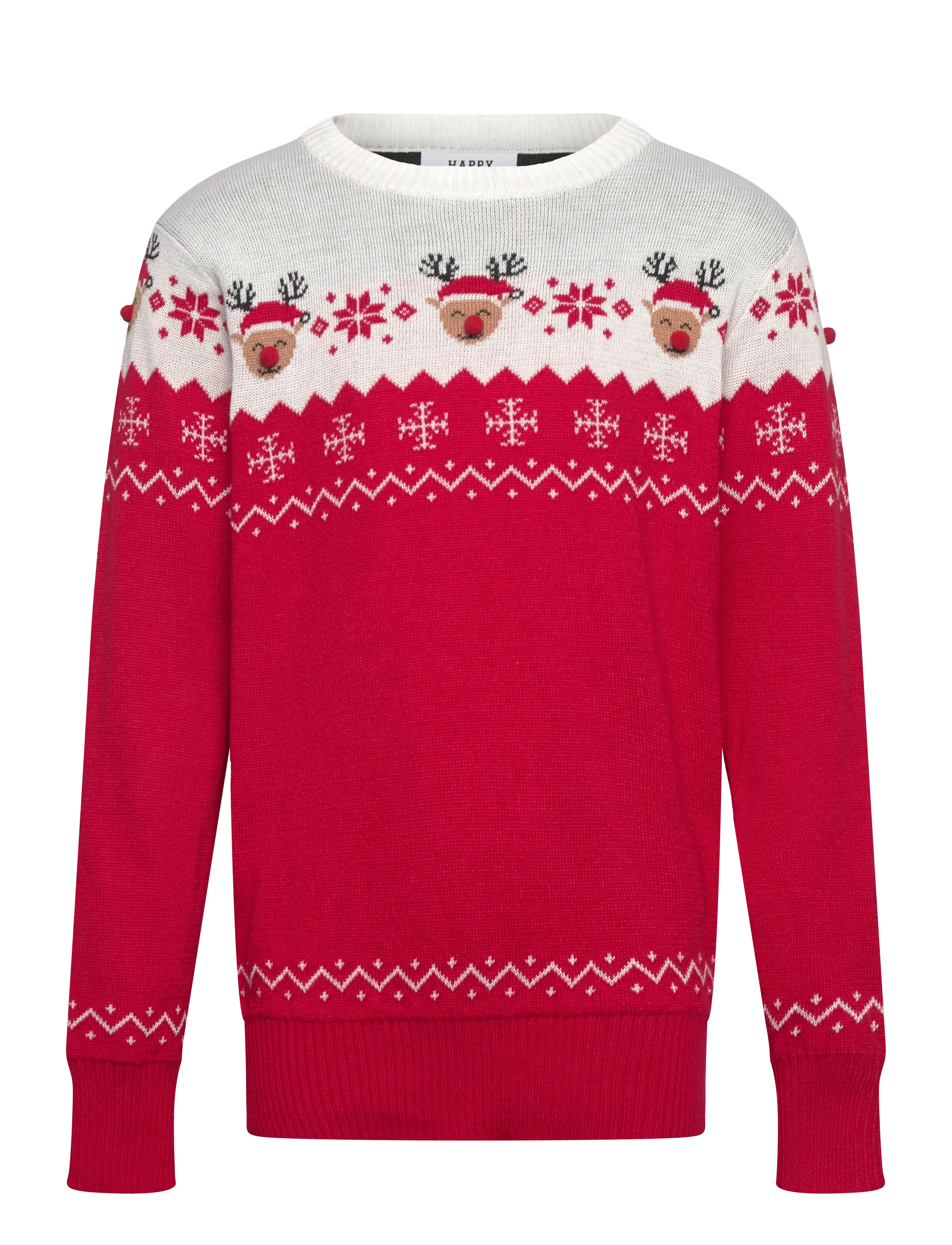 Happy Seasons The adorable Christmas sweater kids - Strickmode - CHINESE RED / red