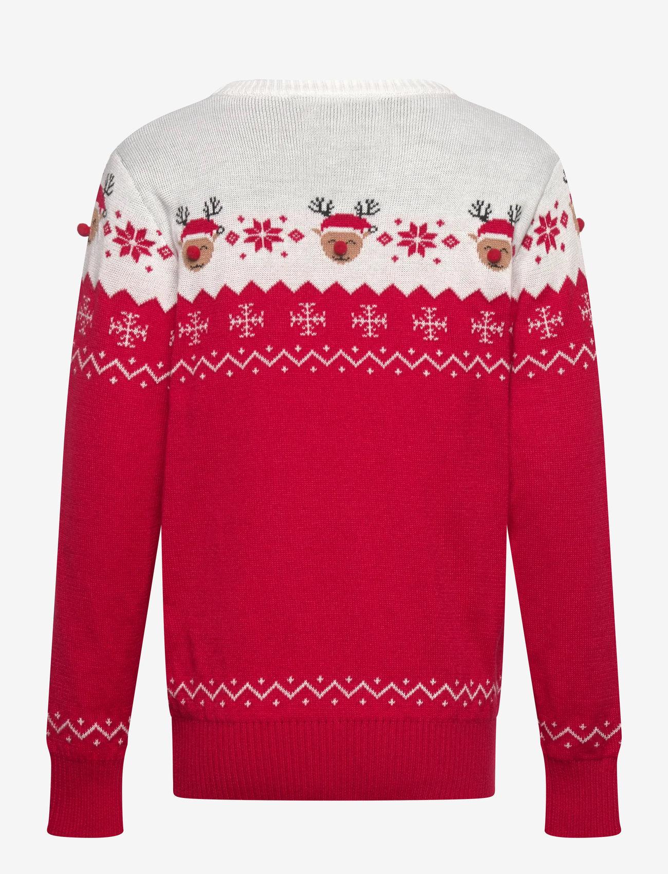 Happy Seasons - The adorable Christmas sweater kids - stickade tröjor - chinese red - 1