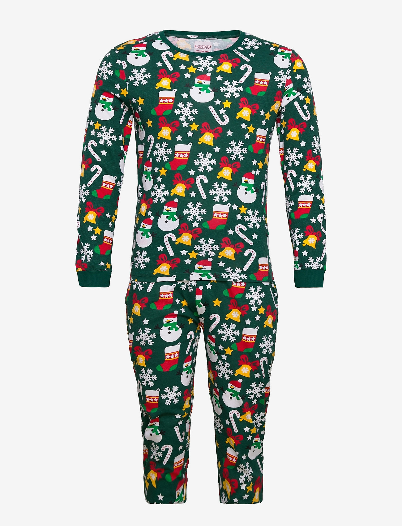 Christmas Sweats - Christmas Pyjamas Green - pidžaamakomplekt - green - 0