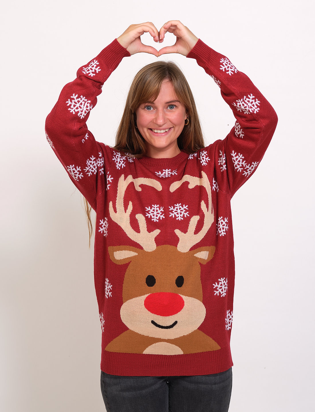 Rudolph the red nosed reindeer ugly sweater cheap