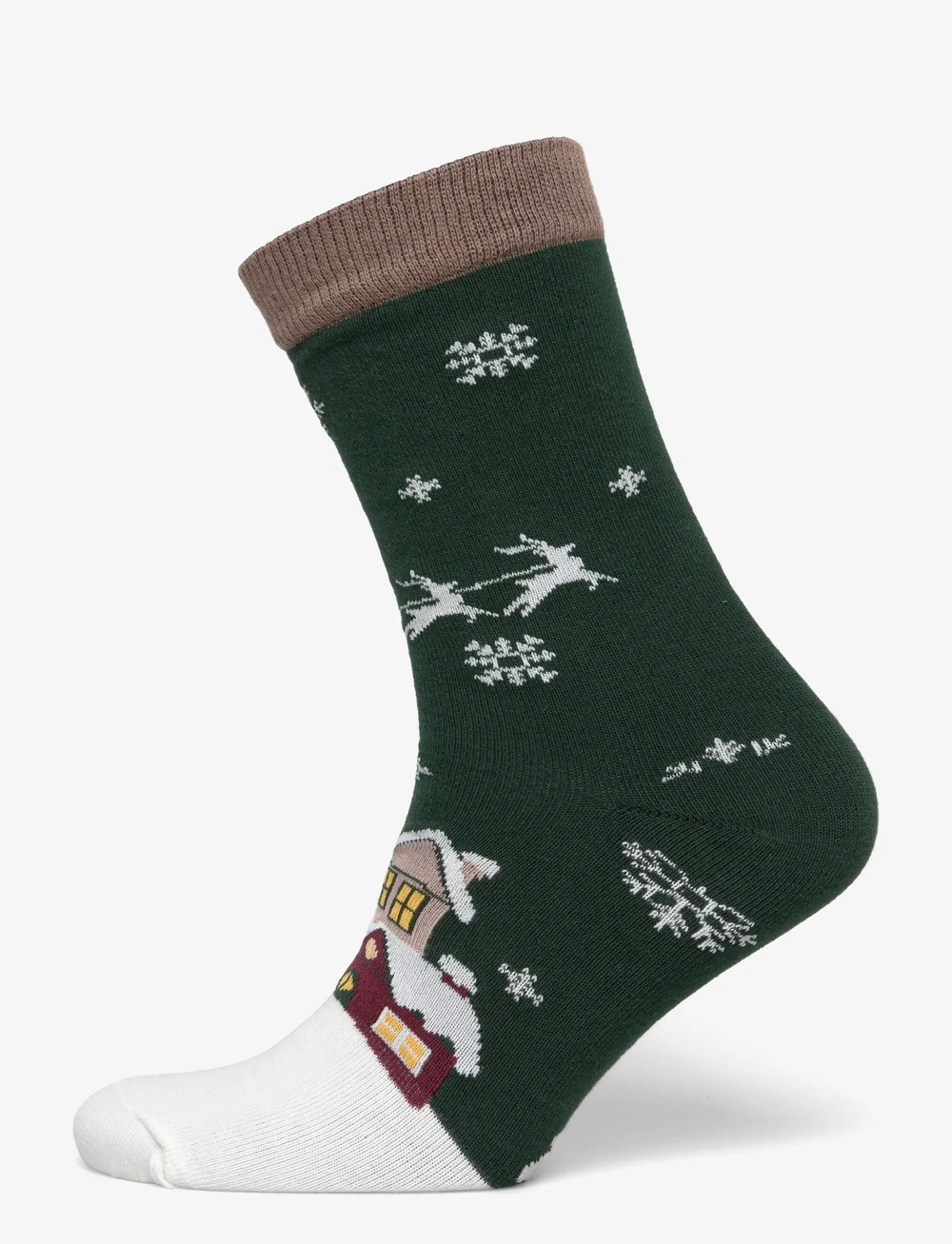 Happy Seasons - Santa Claus Is Coming To Town Socks Navy - jultröjor - blue - 0