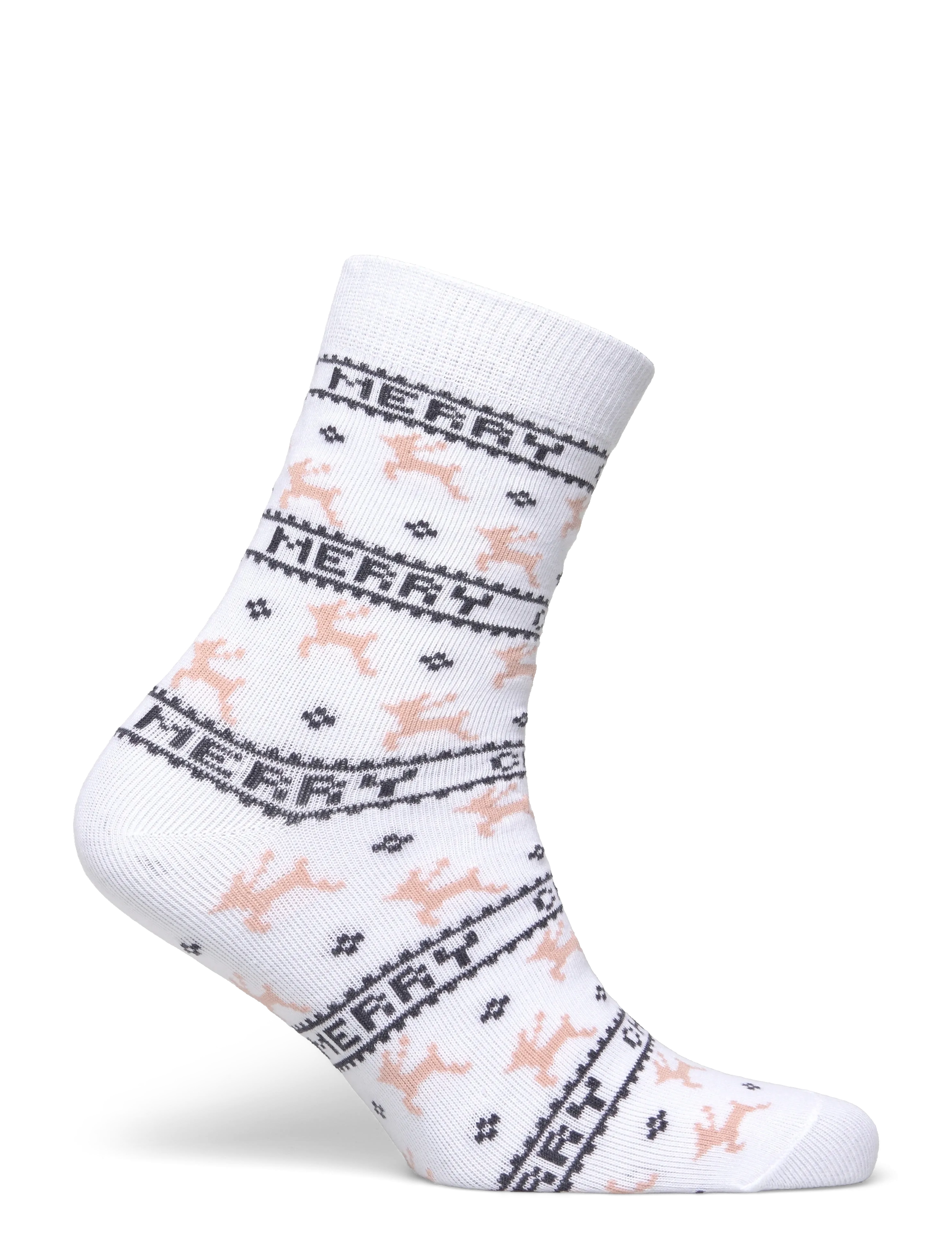 Happy Seasons - The Elegant Christmas Sock - white - 1