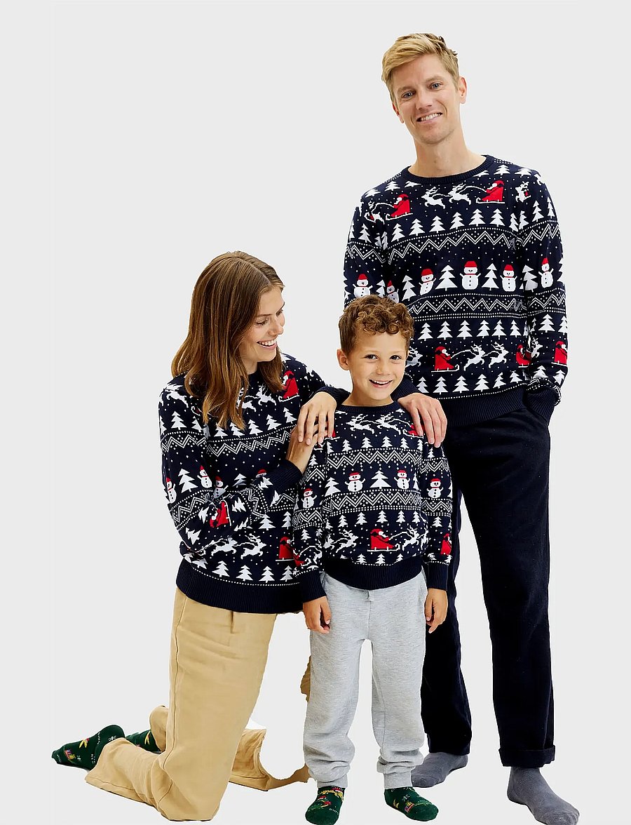 Happy Seasons - The Stylish Christmas Jumper Navy - pullover - navy/blue - 3