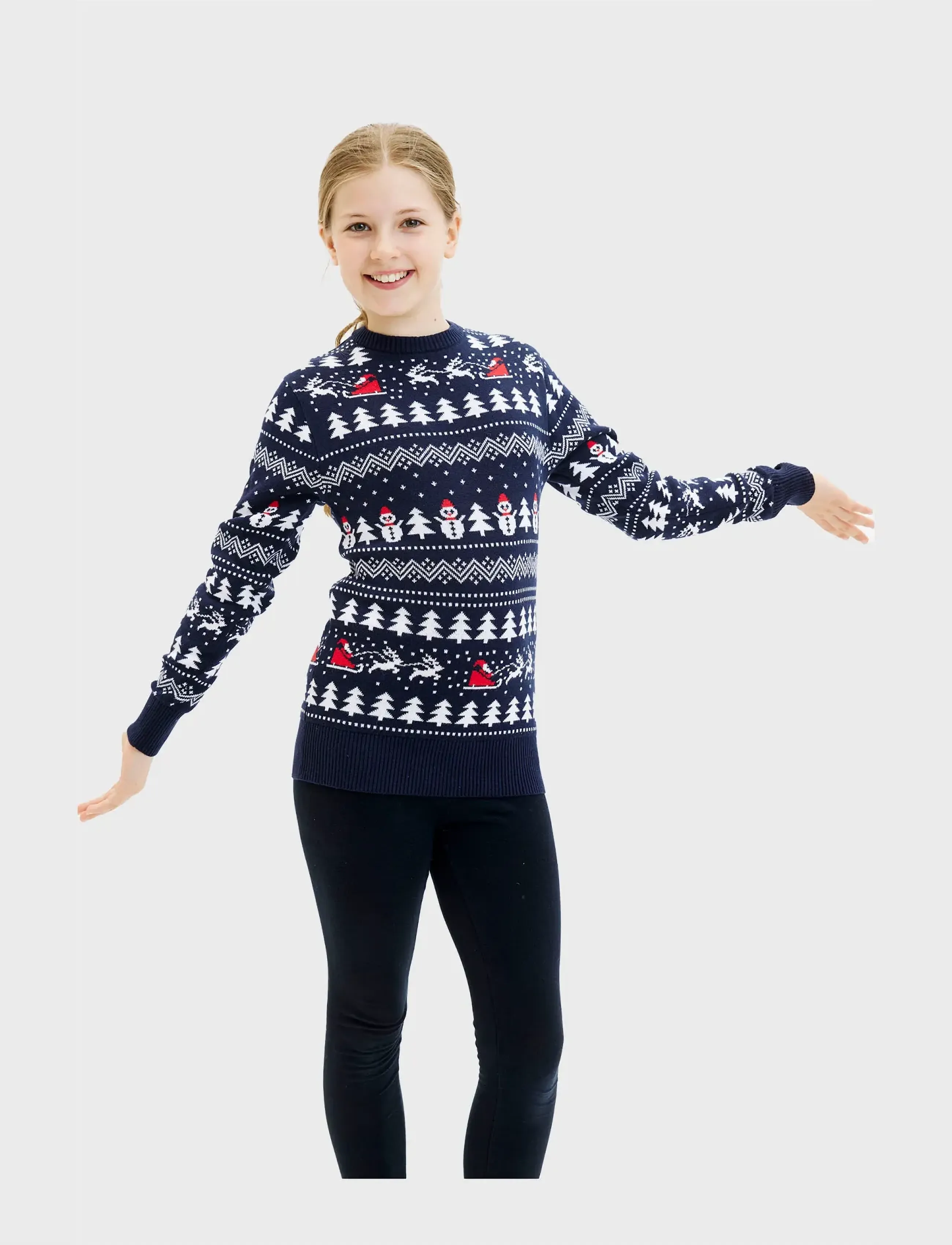 Happy Seasons - The Stylish Christmas Jumper Navy - pullover - navy/blue - 5