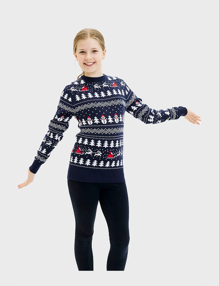 Happy Seasons - The Stylish Christmas Jumper Navy - pullover - navy/blue - 5