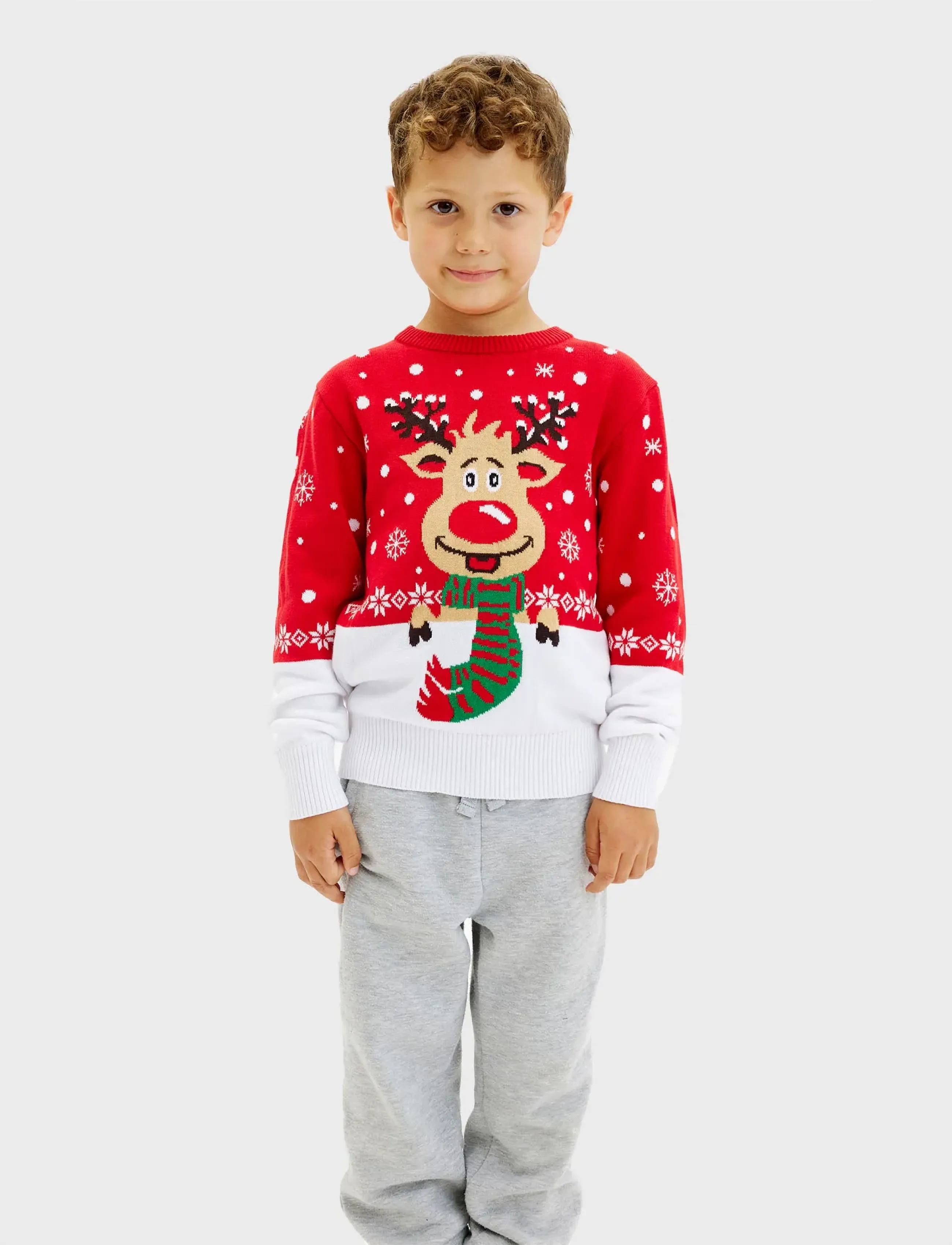 Happy Seasons - Rudolph's Christmas Jumper - autumn clothing - red - 4