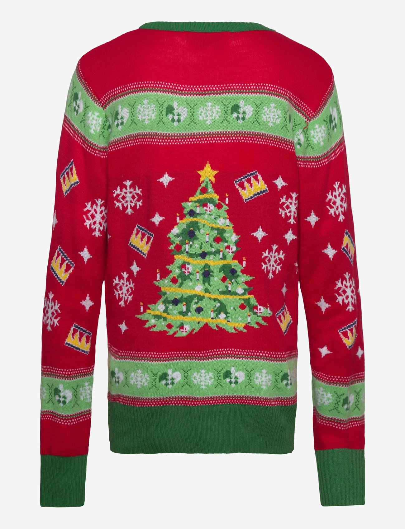 Happy Seasons - Christmas tree christmas sweater red - džemprid - red - 1