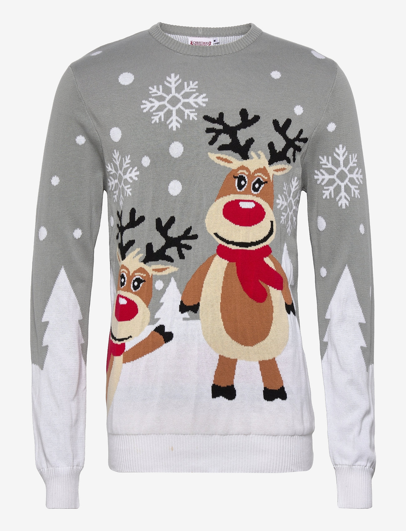 Christmas Sweats - The Cute Christmas Jumper - sviitrid - grey - 0