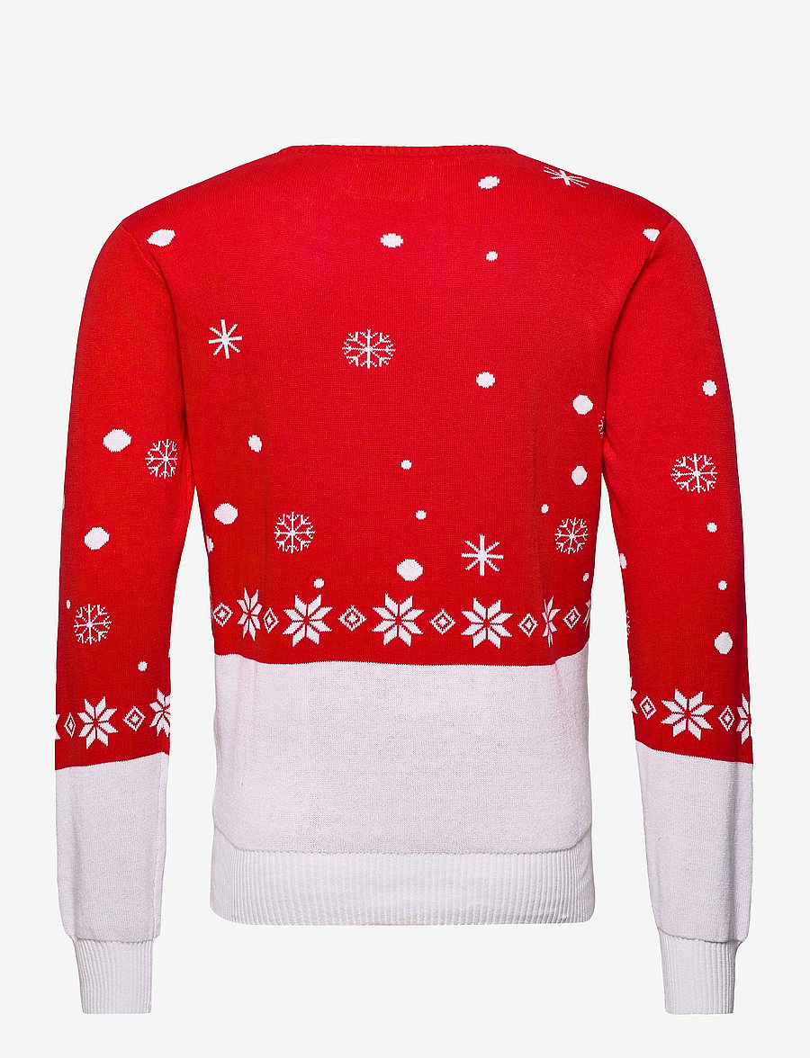 Happy Seasons - Rudolph's Christmas sweater - Ümara kaelusega - red - 1