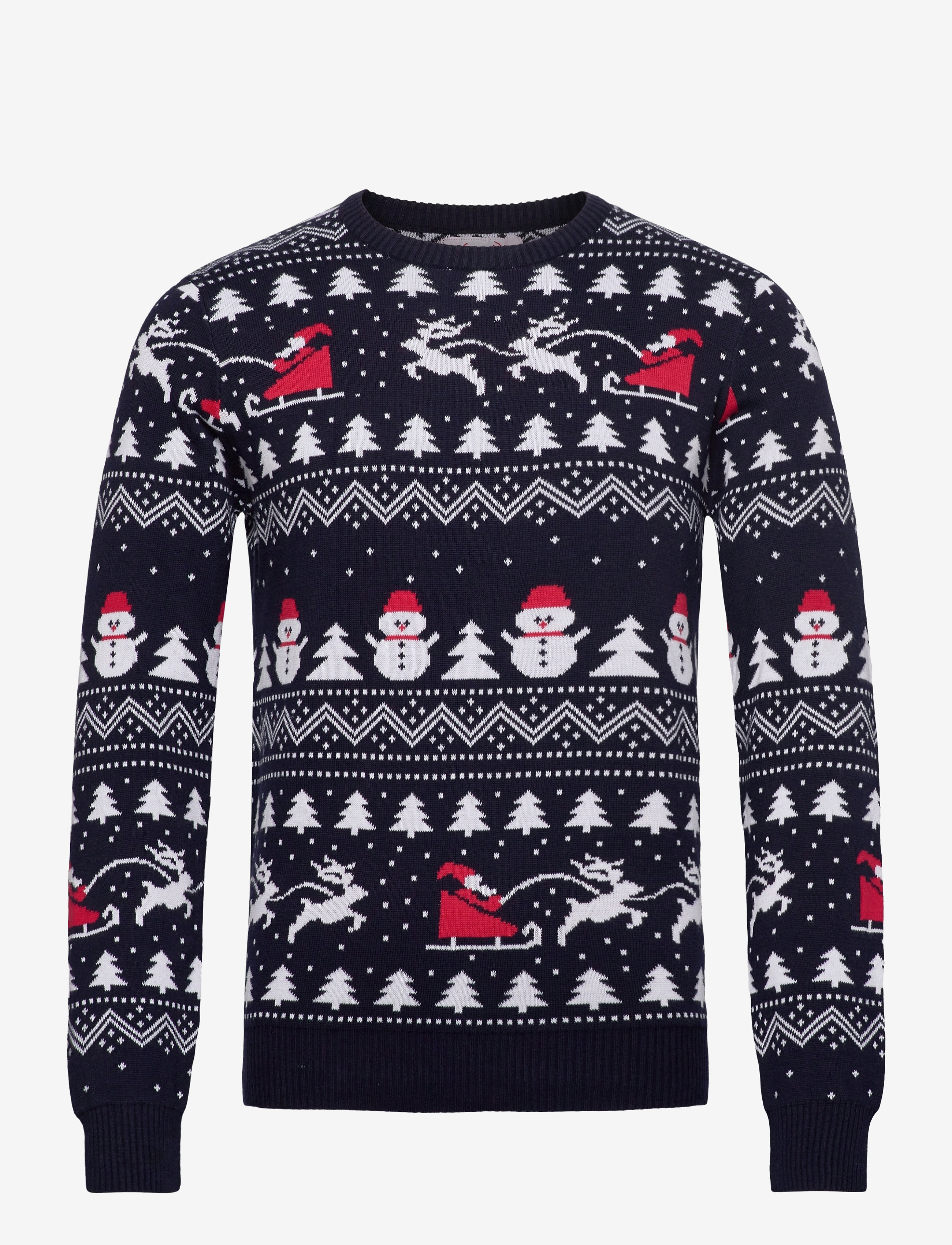 HAPPY SEASONS The Stylish Christmas Jumper Navy - S - Damen