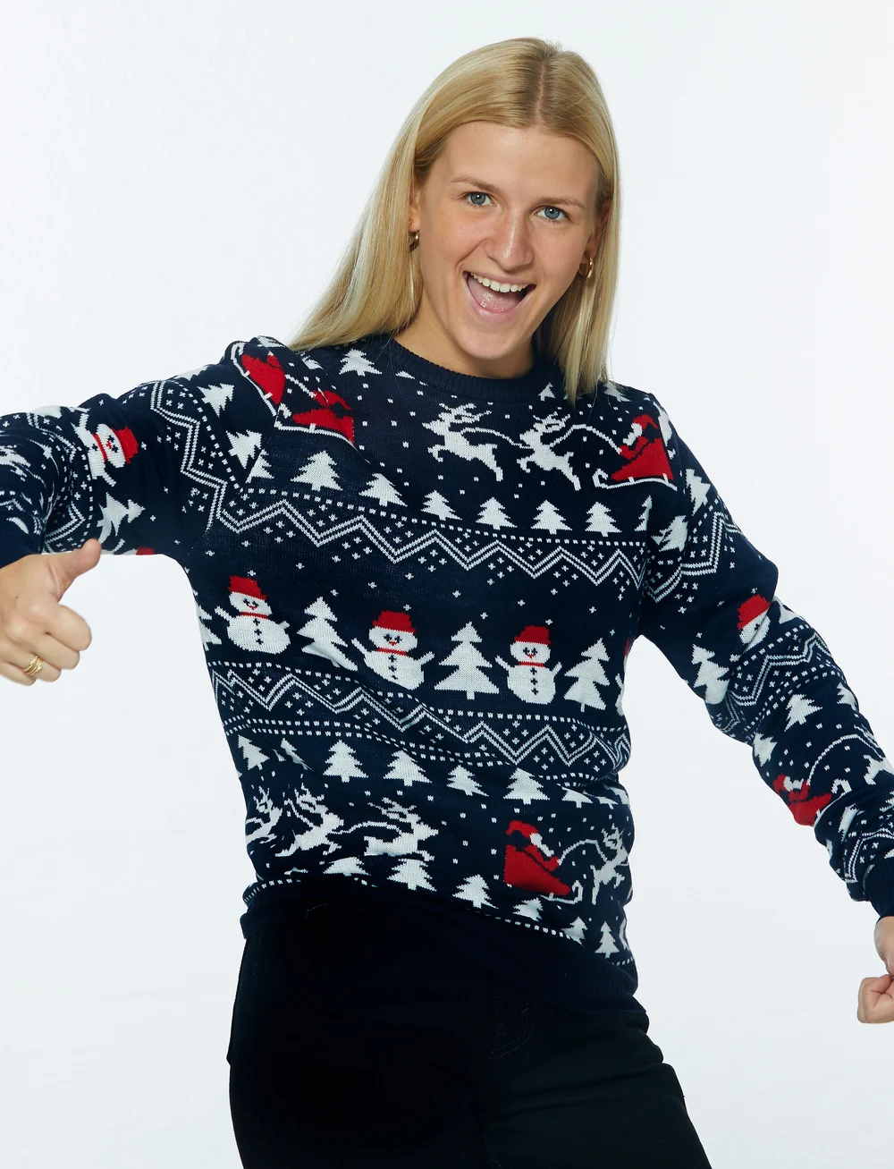 Happy Seasons - The stylish Christmas Jumper - jõulukampsunid - navy/blue - 0