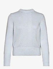 Julie Josephine - Short Roundneck Sweater - strikkegensere - light blue - 0