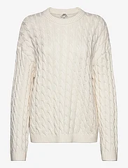 Julie Josephine - Cable Knit Sweater - jumpers - white - 0