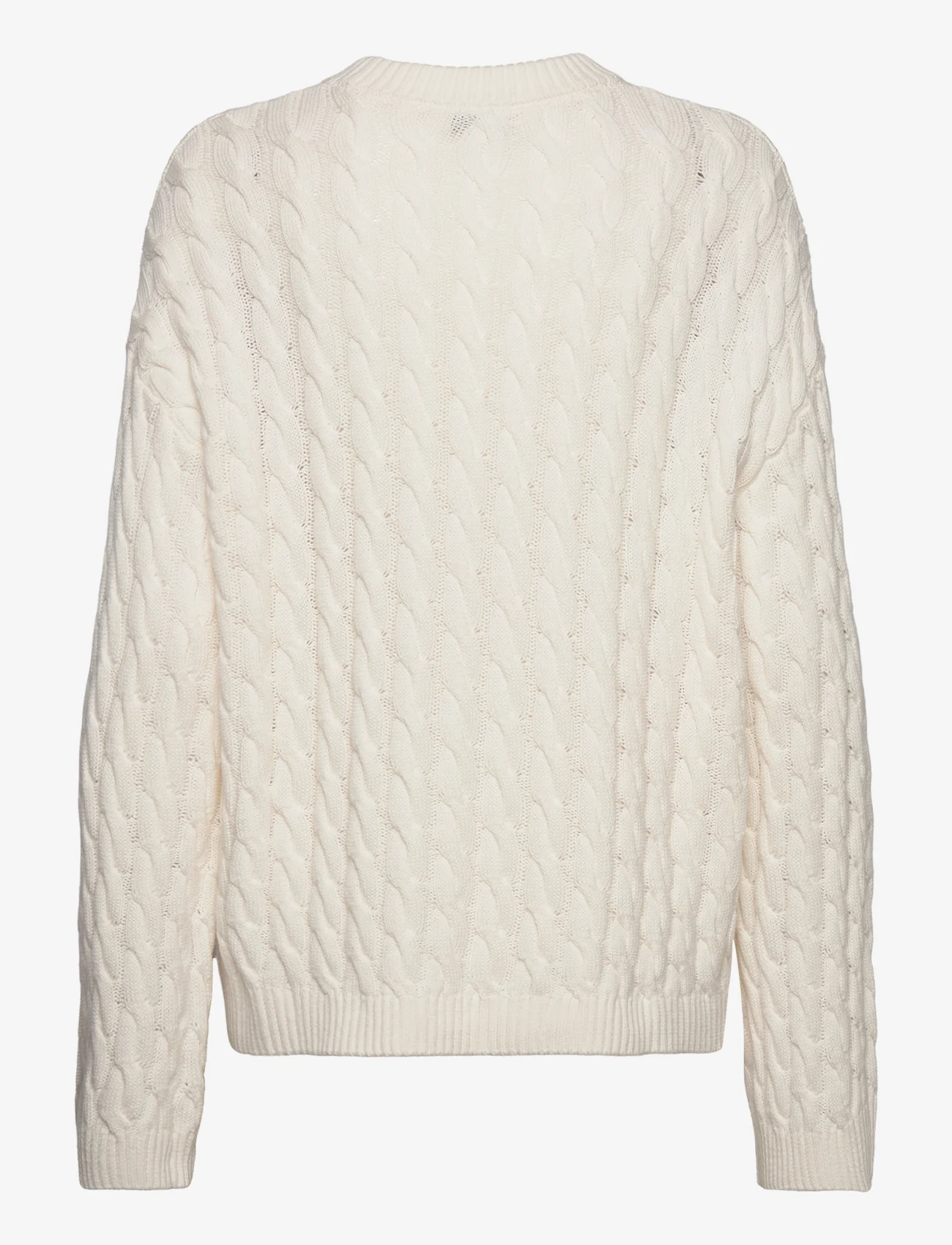 Julie Josephine - Cable Knit Sweater - jumpers - white - 1
